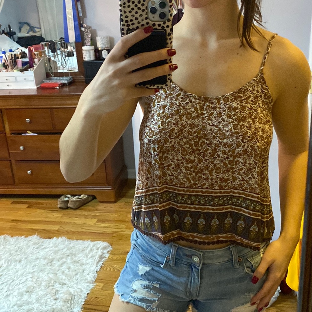 floral tank top
